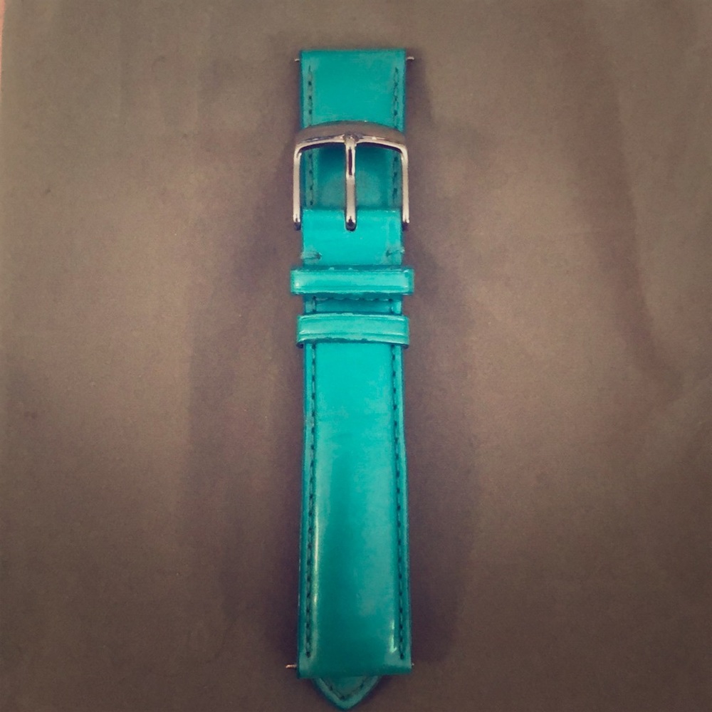 Michele Aqua/Turquoise 18mm Watch Band